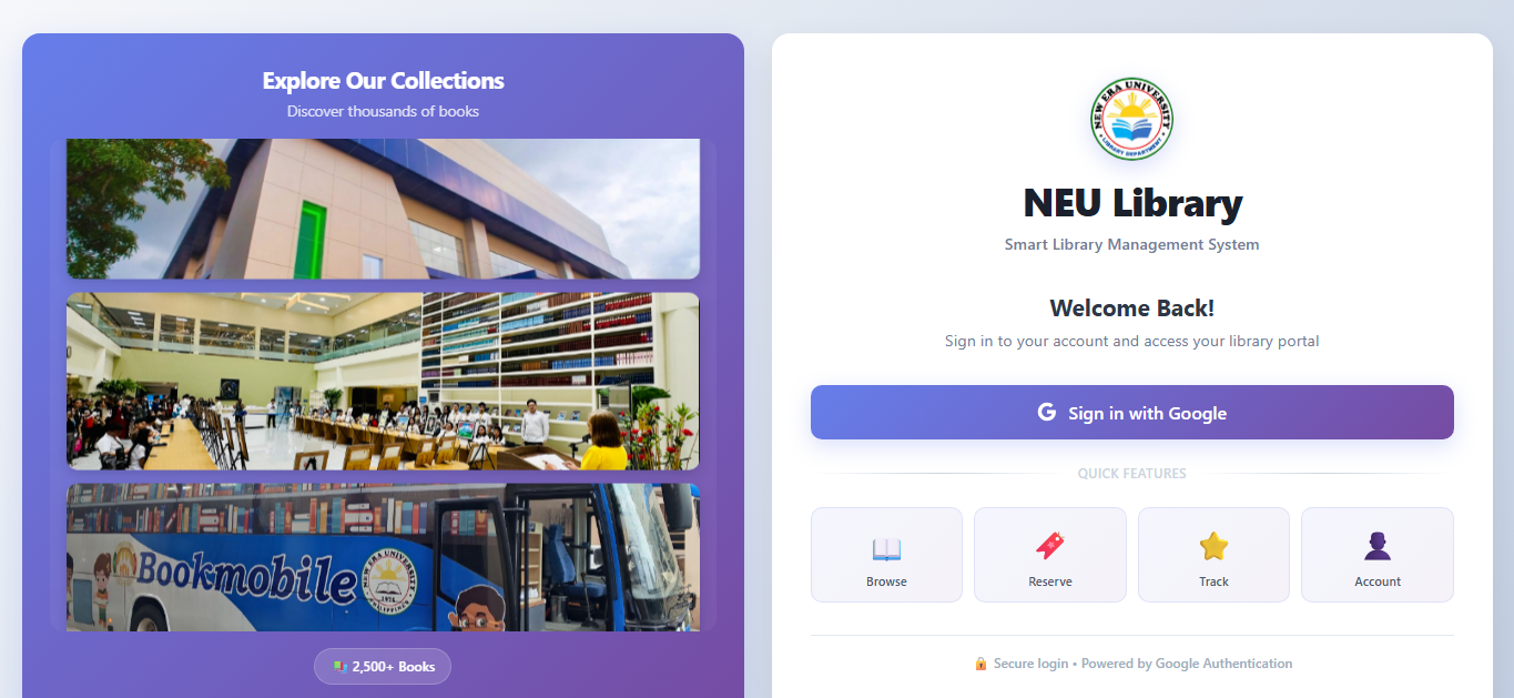 Library System Screenshot
